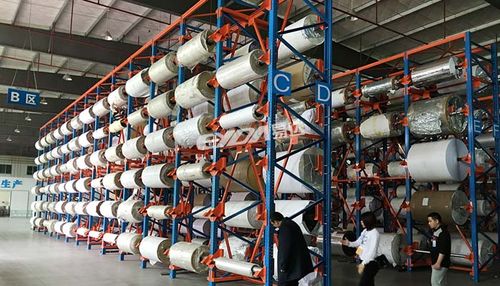 肇庆市新浩胶粘纸制品卷料放料架易达货架